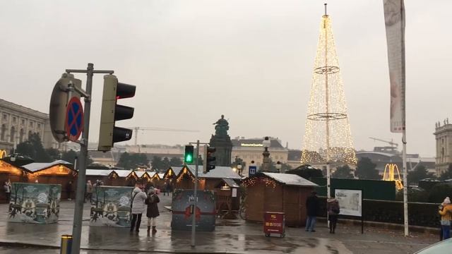 Площадь Марии Терезии, Вена, Австрия смотреть онлайн
