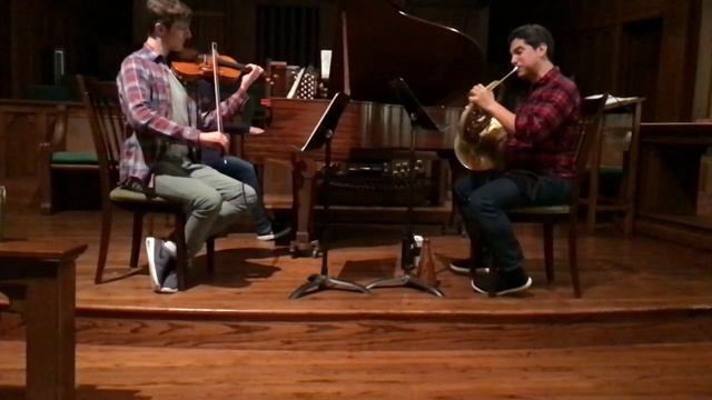 Olmos Ensemble Rehearsal - February 2019. Patti Wolf (piano), Eric Gratz (violin), Jeff Garza (horn смотреть онлайн