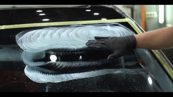 Как отполировать стекло пастами Shine Systems