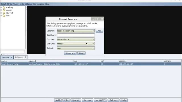 Use Cobalt Strike Payloads with Veil Evasion смотреть онлайн