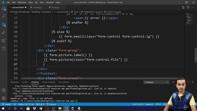 Day 22 | Final Project | #7 | Changing Account Info and Uploading Profile Picture смотреть онлайн