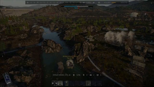 ⚡️ Type 90, Карта 38 Параллель, GRAND_578_UA, War Thunder, смотреть онлайн