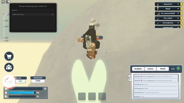 Mt. Everest Climbing Roleplay Auto Win Script | Fast Money смотреть онлайн