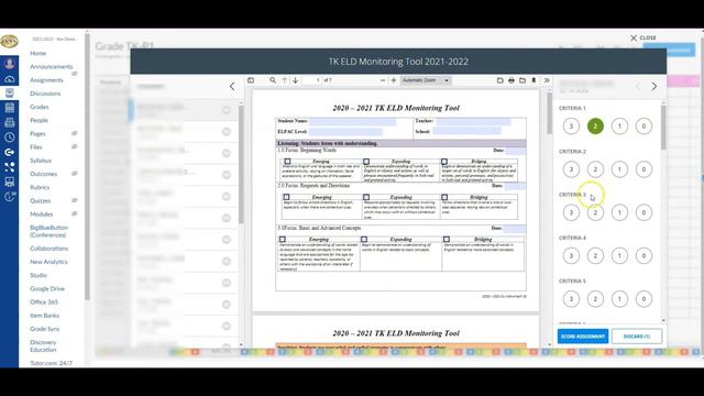 MasteryConnect How to: Enter ELD Scores смотреть онлайн