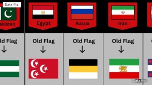Old Flags of Different Countries| Oldest Flag vs New Flag of Every Country | Data filx