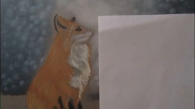 Fox In The Snow With Pastels/Как Нарисовать Лису Пастелью смотреть онлайн