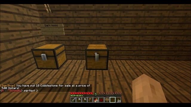 How to lock your chest in minecraft multiplayer an use sign shop смотреть онлайн