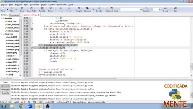 Tutorial Space Invaders com Python/Turtle pt.br [Parte 3] смотреть онлайн