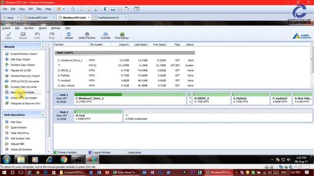 Easily Convert NTFS to FAT32 without losing data | Convert NTFS to FAT32 without formatting disk смотреть онлайн