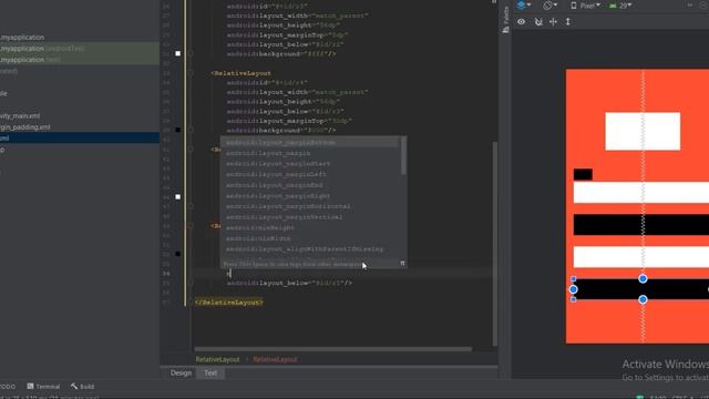 Learn Android RelativeLayout + (margin-padding) - Part 2 - Lesson02 (Farsi) смотреть онлайн