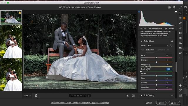 Faster Way to Edit & Color Grade Wedding Photos In Photoshop смотреть онлайн