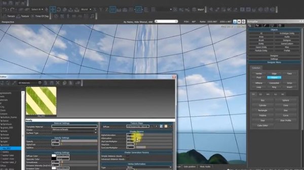 Cryengine #18 создание неба, облаков из фотографии Skybox