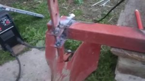 Двухрядный окучник, ремонт и переделка, ч.2