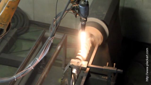 Высокоскоростное напыление шнека смотреть онлайн