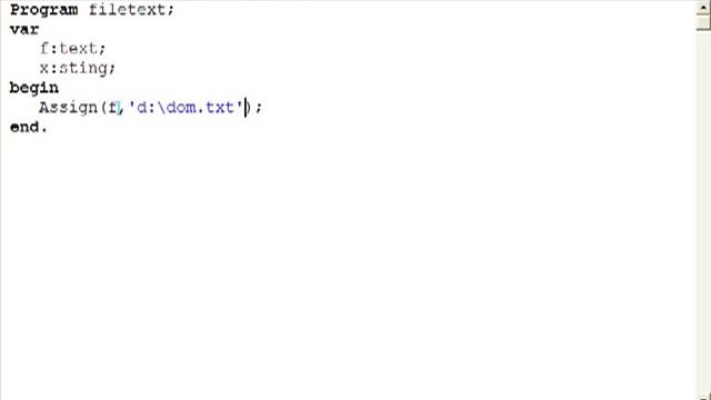 Создание текстовых файлов в Pascal смотреть онлайн