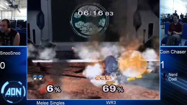 Coin Chaser (Fox) vs Snoo Snoo (Marth) WR3 смотреть онлайн