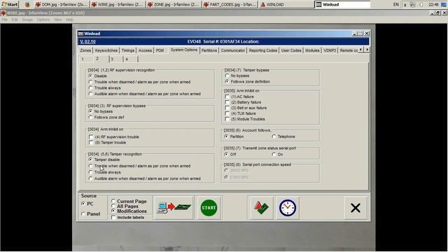 Программирование Paradox Evo c компьютера (winload) смотреть онлайн