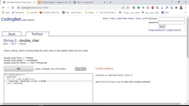 learn python with osama double char string 2 #1 تعلم بايثن مع اسامة смотреть онлайн