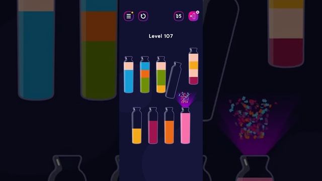 Get Color Bottle Game level 107 #shorts #pggaming смотреть онлайн