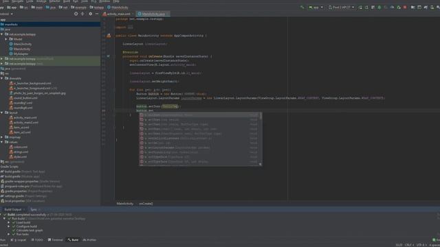 13 How to dynamically create button and set OnClickListener on it android studio смотреть онлайн