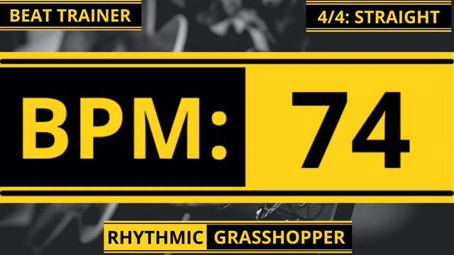 beat trainer | 74 bpm | constant | standard groove смотреть онлайн