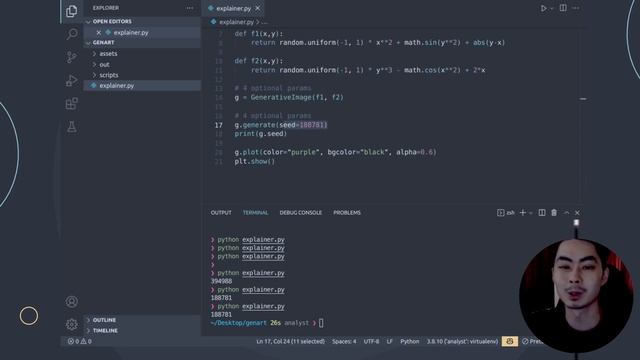 How to create generative art (tutorial for NFT bros) with Python смотреть онлайн
