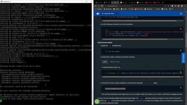 Установка Debian 11 на Docker