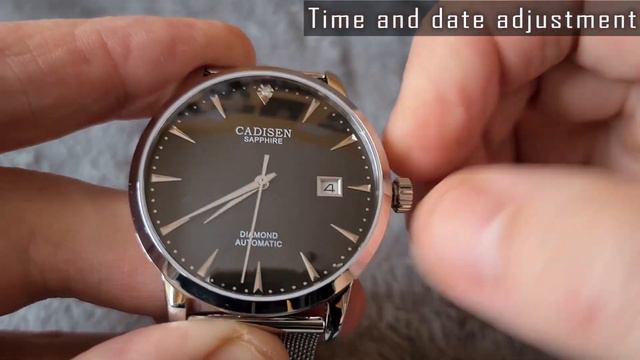 Cadisen Diamond C8097G Automatic Watch Review. Miyota 9015 Sapphire #cadisen #GedmisLaguna