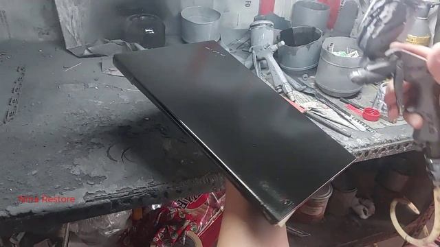 Restoring an old laptop - how to remove scratches on смотреть онлайн
