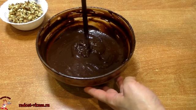 десерт брауни с шоколадом и с грецкими орехами смотреть онлайн