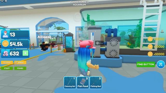 Opening Our First AQUARIUM In Roblox! смотреть онлайн