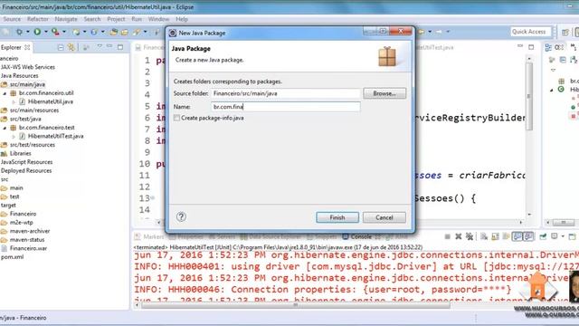Sistema Financeiro Java WEB - Aula 09 - Criando classe para chave primária смотреть онлайн