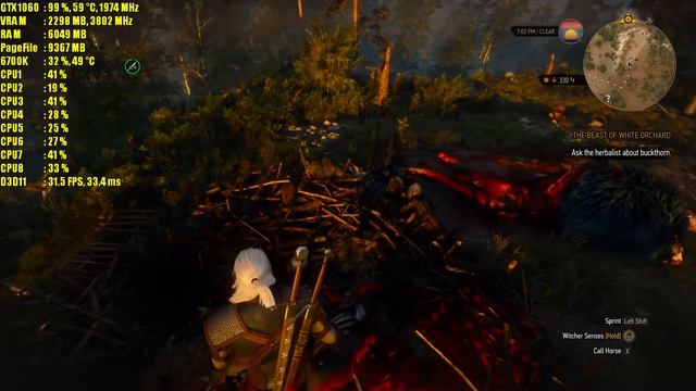 THE WITCHER 3 | GTX 1060 + i7 6700K ULTRA PRESET GAMEPLAY + FRAMERATE TEST смотреть онлайн