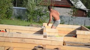 сверлим отверстия под шканты