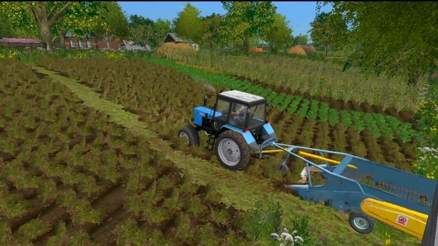 [РП] СОБРАЛ КАРТОШКУ ВОЗЛЕ ДОМА! Farming Simulator 17 смотреть онлайн