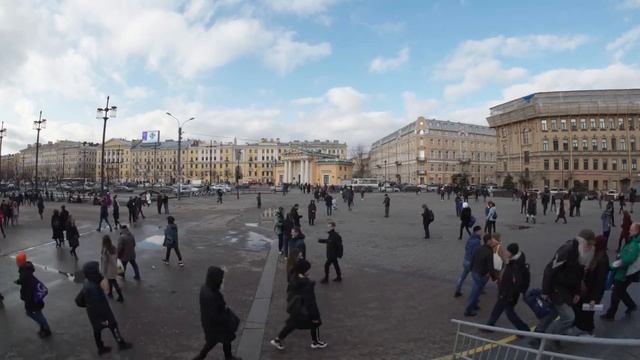 Таймлапс на Сенной площади смотреть онлайн