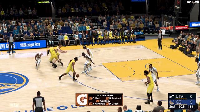NBA 2k24 Nintendo Switch - Utah Jazz Vs Golden State Warriors Full Gameplay смотреть онлайн