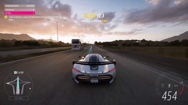 Forza Horizon 5 Asi de corta se siente la autopista central con un Koenigsegg Jesko a 450 kmh смотреть онлайн