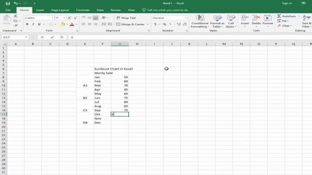 How to generate sunburst Graph Chart in Microsoft Excel 2018 смотреть онлайн