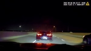 C7 Corvette enters ghost mode running from the cops