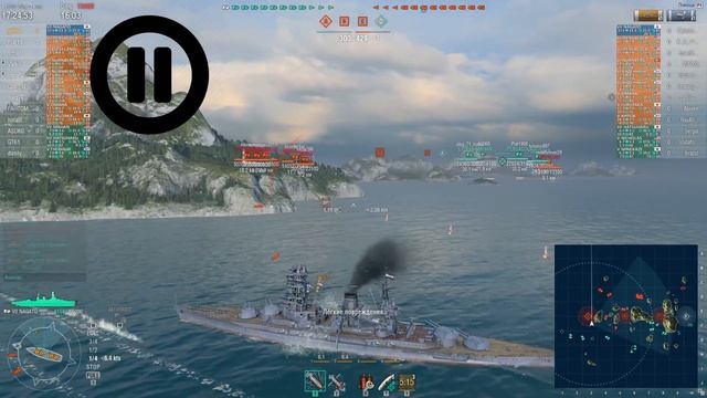Как правильно уклоняться от торпед [World of Warships] смотреть онлайн