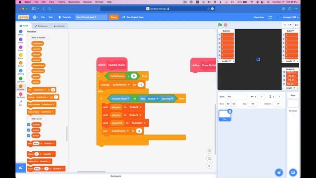 How to Create a Pen Shooter Game in Scratch! Part 2 смотреть онлайн