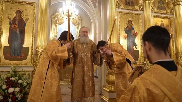 День памяти блаженной царицы Феофании в Покровском женском монастыре смотреть онлайн