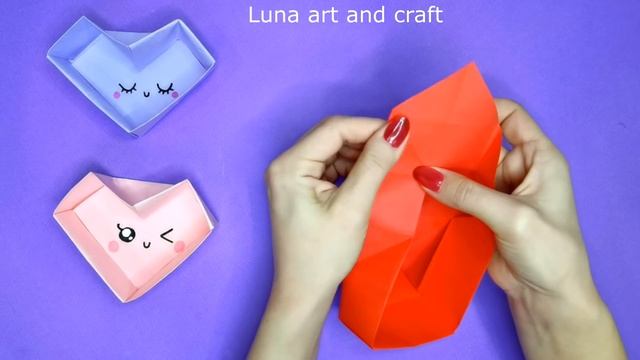 5 идей поделок на день Святого Валентина Поделки из бумаги на 14 февраля origami for valentine's da смотреть онлайн