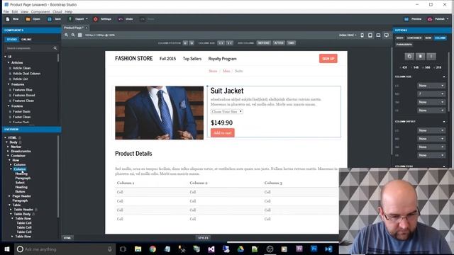 How to edit the HTML in Bootstrap Studio смотреть онлайн