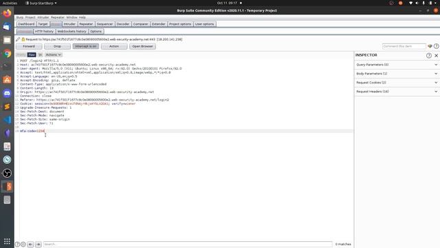 Broken Authentication - 2FA and Bruteforcing OTP смотреть онлайн