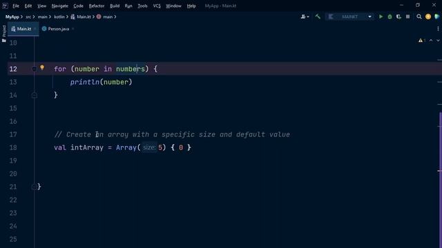 Array in Kotlin | Data structures смотреть онлайн