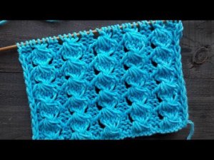 ПРОСТОЙ и ЭФФЕКТНЫЙ узор «морские РАКУШКИ».| Simple volumetric pattern of seashells.
