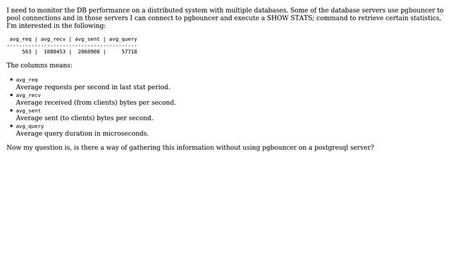 Databases: Monitoring real-time statistics on PostgreSQL смотреть онлайн