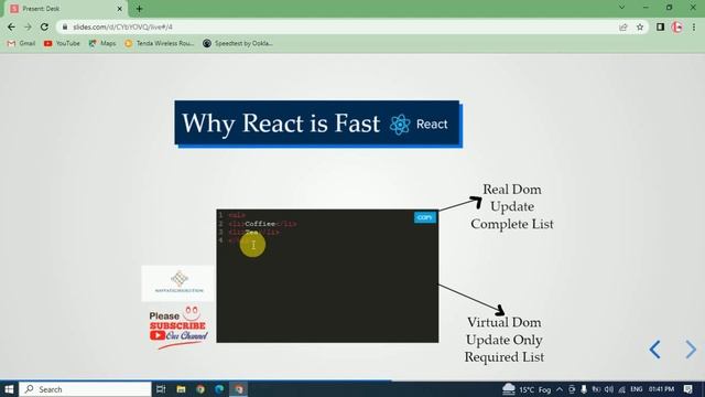 Virtual DOM in React 8|React| real dom vs virtual dom react js|Why React is Fast?|#navyatechsolutio смотреть онлайн